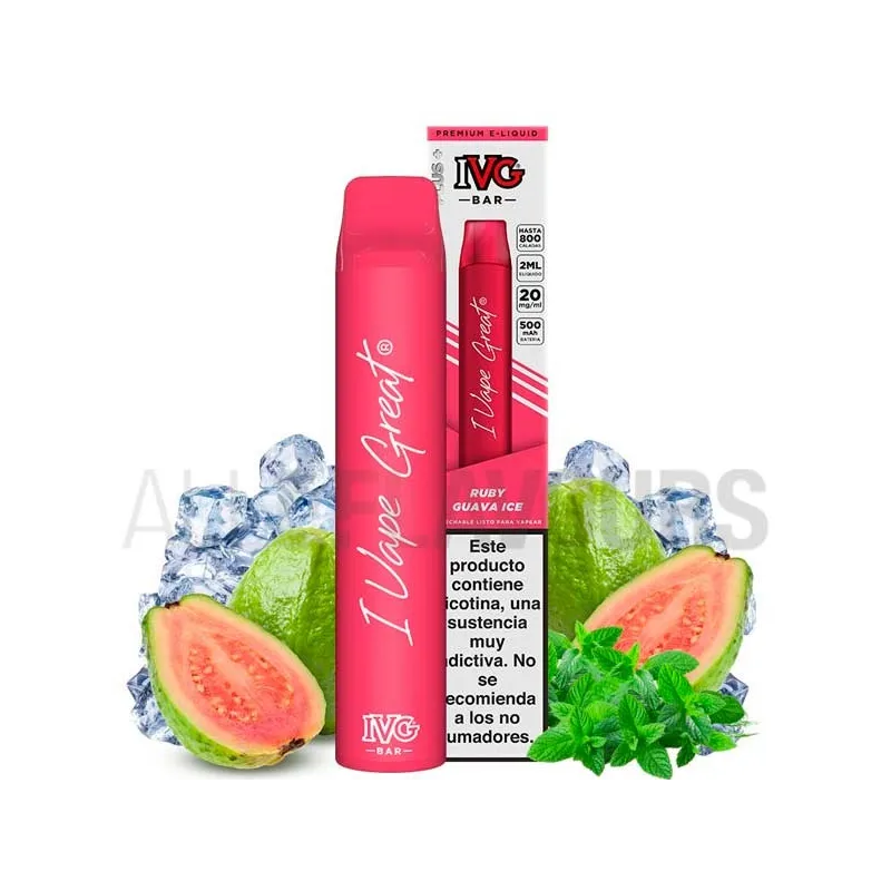 Pod Desechable Rubi Guava Ice IVG