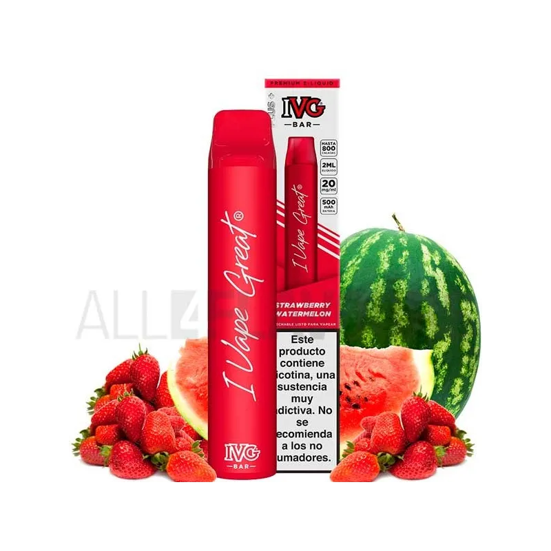 Pod Desechable Strawberry Watermelon IVG