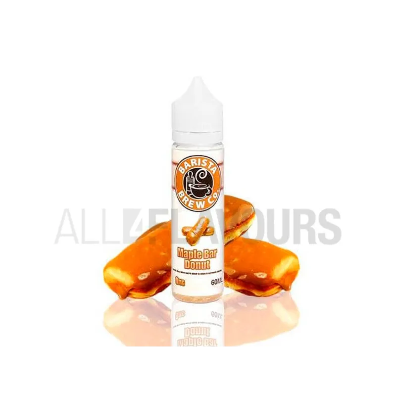 líquido vapeo sin nicotina sabor a donut con jarabe de arce Mapple Bar 50 ml Barista Brew Co líquido vapeo sin nicotina sabor a donut con jarabe de arce Mapple Bar 50 ml Barista Brew Co