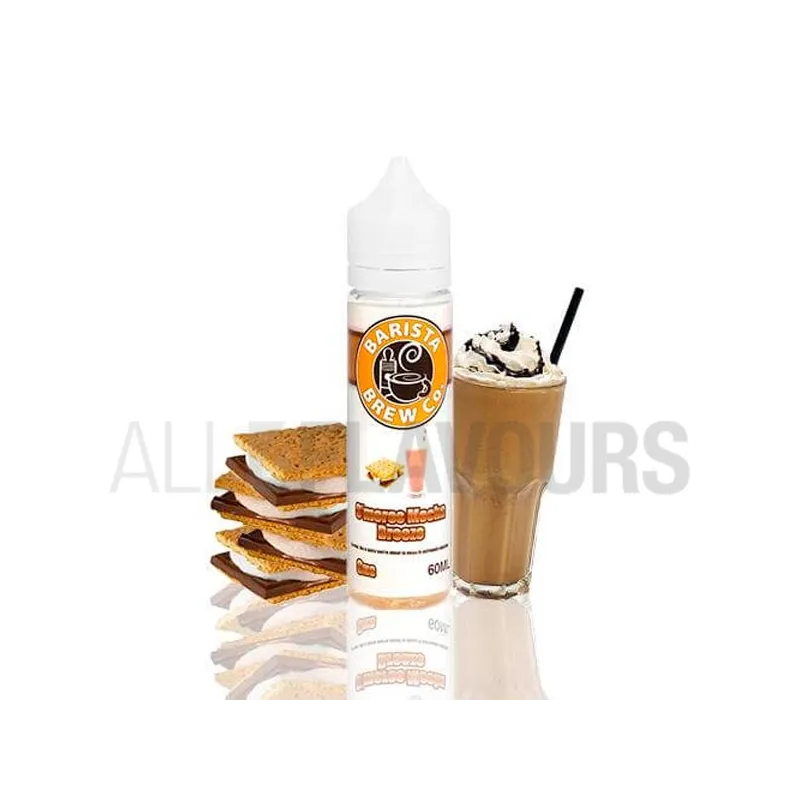 Líquido vaper sin nicotina 50 ml smores mocha barista sabor dulce de café Líquido vaper sin nicotina 50 ml smores mocha barista sabor dulce de café