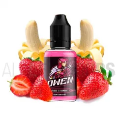 aroma de vapeo sin nicotina Owen 30 ml Xcalibur sabor fresas y plátano