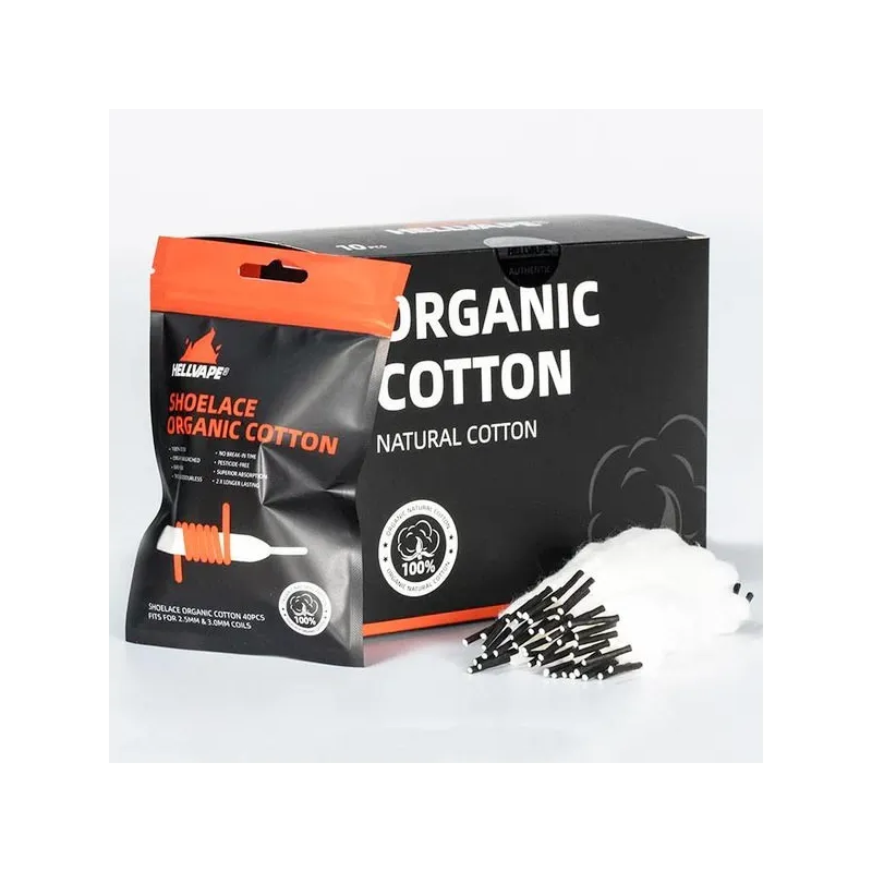 Shoelace algodón orgánico (40pcs) Hellvape