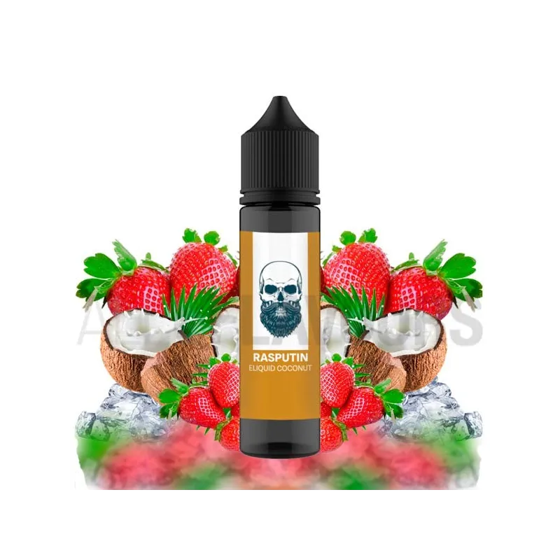 líquido vapeo sin nicotina Rasputin Coconut 50 ml Daruma sabor fresa y coco fresco líquido vapeo sin nicotina Rasputin Coconut 50 ml Daruma sabor fresa y coco fresco