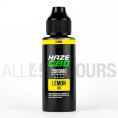 Líquido vaper CBD Haze con sabor a delicioso jugo limón frío con terpenos CBD