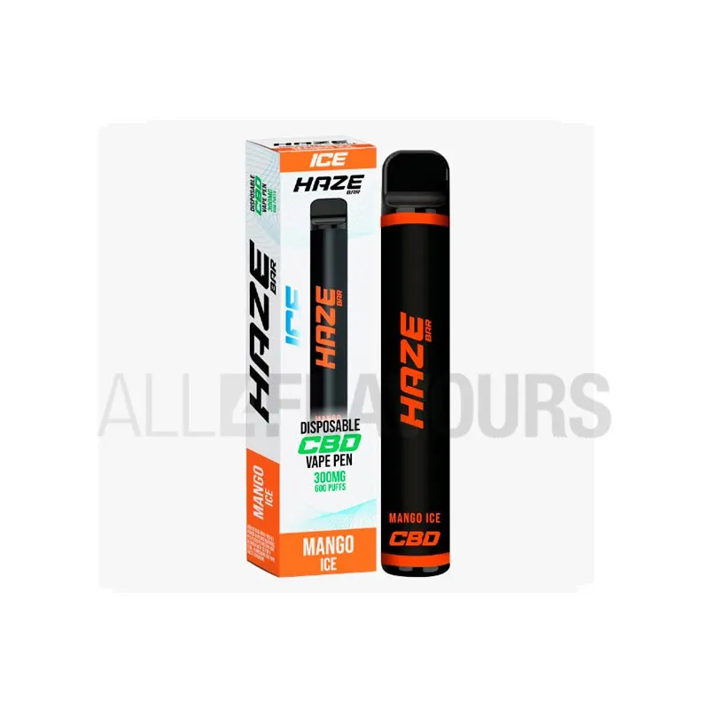 Vaper desechable CBD Haze Bar con sabor a bebida de mango fresco. Pod CBD Vaper desechable CBD Haze Bar con sabor a bebida de mango fresco. Pod CBD