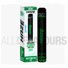 Vaper desechable CBD Haze Bar con sabor a sandía fresca. Pod CBD