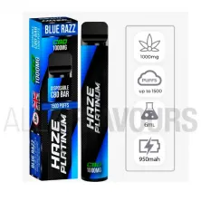 Pod Desechable Blue Razz Haze Bar Platinium CBD