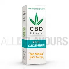 Líquido vaper CBD Premium con sabor a pepino con aloe vera con 150 mg de CBD