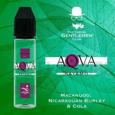 Extracto orgánico de tabaco aqva bayamo sin nicotina 20 ml The vaping gentlemen club