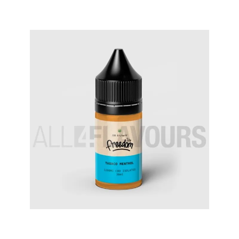 Líquido vaper CBD Freedom Life con sabor a tabaco mentolado Líquido vaper CBD Freedom Life con sabor a tabaco mentolado