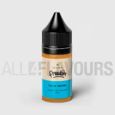 Líquido vaper CBD Freedom Life con sabor a tabaco mentolado