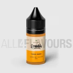 Líquido vaper CBD Freedom Life con sabor a tabaco rubio.