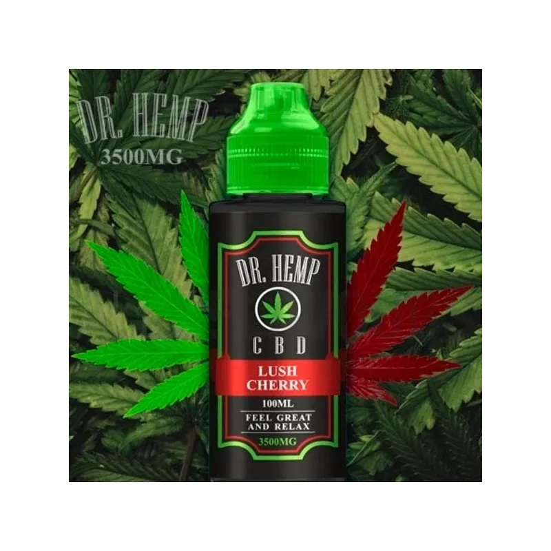 Líquido vapeo CBD DR Hemp con sabor a zumo de cerezas frescas Líquido vapeo CBD DR Hemp con sabor a zumo de cerezas frescas