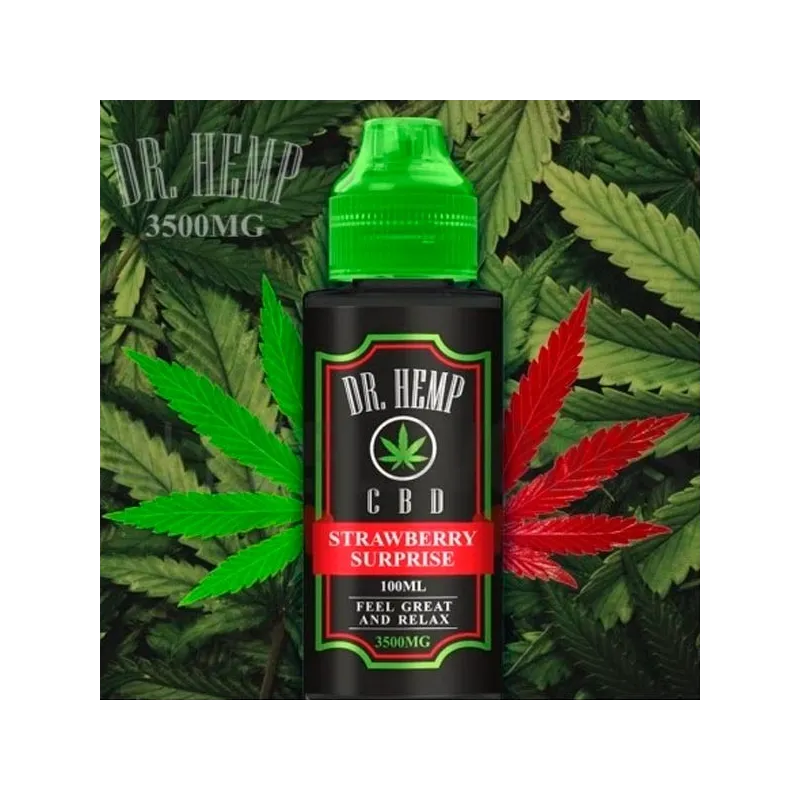 Líquido vapeo CBD DR Hemp con sabor a fresas dulces Líquido vapeo CBD DR Hemp con sabor a fresas dulces