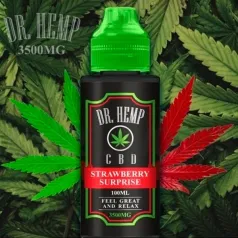 Líquido vapeo CBD DR Hemp con sabor a fresas dulces