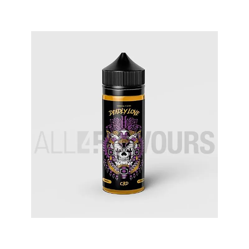 Líquido vaper CBD sabor a cereza y kiwi de la marca Deadly Love Special Skull Líquido vaper CBD sabor a cereza y kiwi de la marca Deadly Love Special Skull
