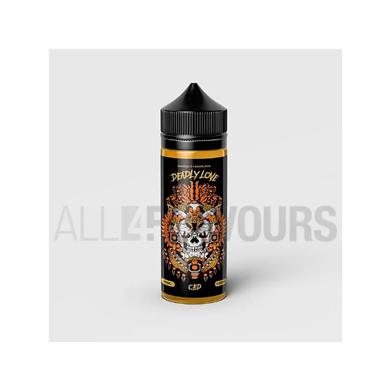 Líquido vaper CBD sabor a mango y frambuesa de la marca Deadly Love Special Skull Líquido vaper CBD sabor a mango y frambuesa de la marca Deadly Love Special Skull