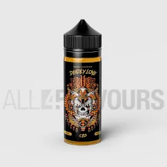 Líquido vaper CBD sabor a mango y frambuesa de la marca Deadly Love Special Skull