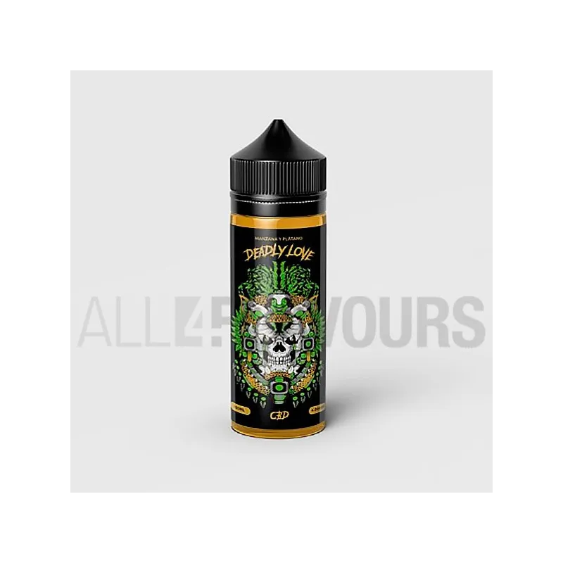 Líquido vaper CBD sabor a manzana y plátano de la marca Deadly Love Special Skull Líquido vaper CBD sabor a manzana y plátano de la marca Deadly Love Special Skull