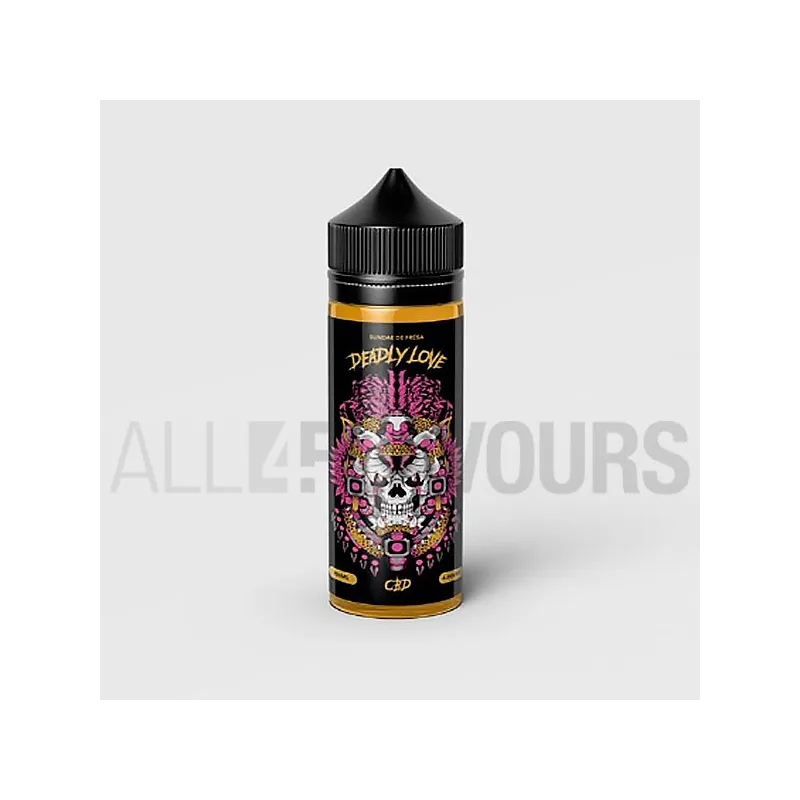 Líquido vaper CBD sabor a batido de fresa de la marca Deadly Love Special Skull Líquido vaper CBD sabor a batido de fresa de la marca Deadly Love Special Skull