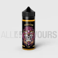 Líquido vaper CBD sabor a batido de fresa de la marca Deadly Love Special Skull