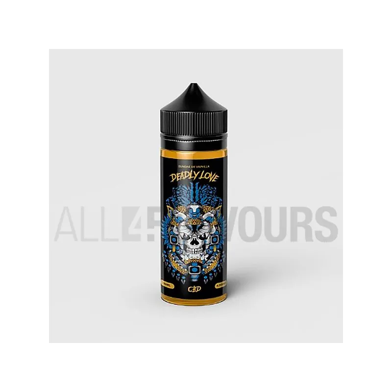 Líquido vaper CBD sabor a batido de vainilla de la marca Deadly Love Special Skull Líquido vaper CBD sabor a batido de vainilla de la marca Deadly Love Special Skull