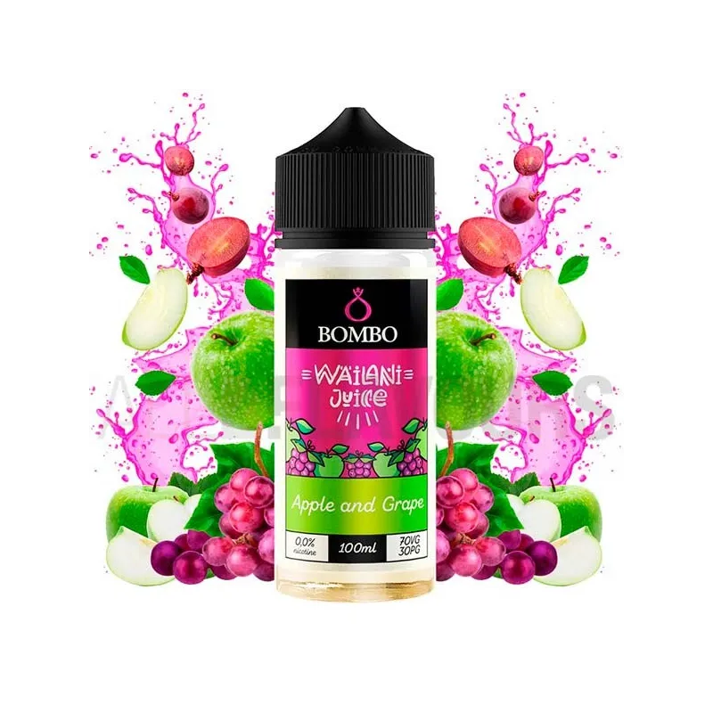 líquido vapeo apple grape 100 ml frutal de la marca bombo líquido vapeo apple grape 100 ml frutal de la marca bombo