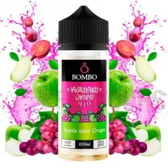 líquido vapeo apple grape 100 ml frutal de la marca bombo