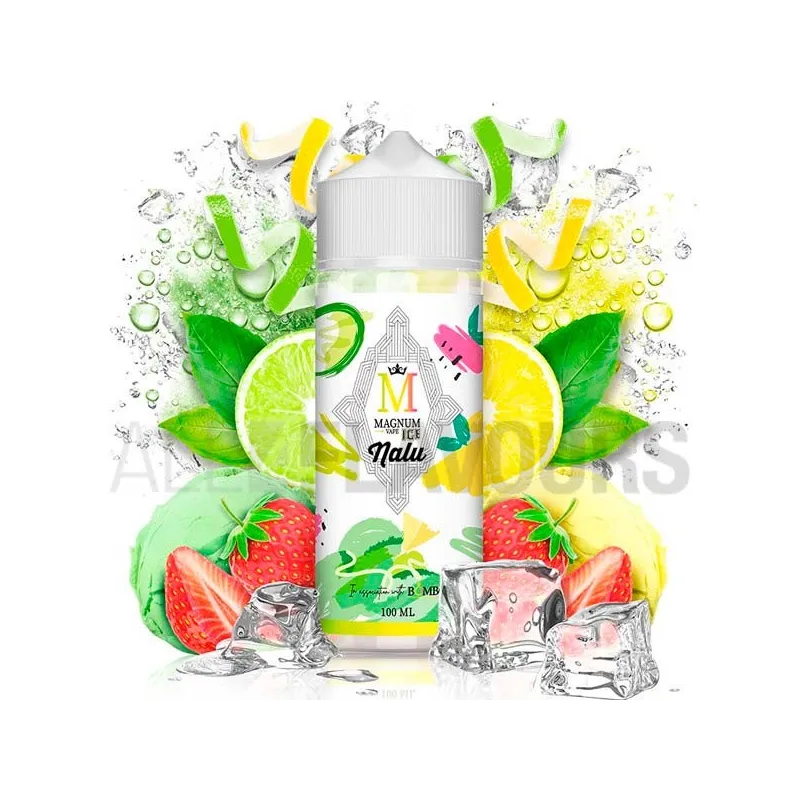 Líquido vaper sin nicotina Nalu 100 ml Magnum Vape con sabor frutal Líquido vaper sin nicotina Nalu 100 ml Magnum Vape con sabor frutal