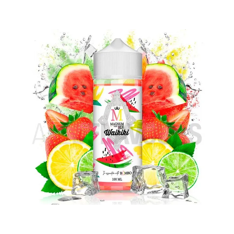 Líquido vapeo sin nicotina Waikiki 100 ml Magnum Vape sabor frutal Líquido vapeo sin nicotina Waikiki 100 ml Magnum Vape sabor frutal
