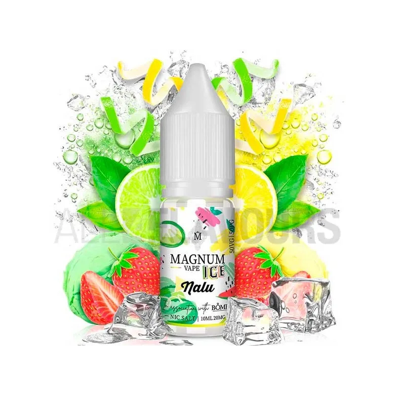 Líquido sales de nicotina Nalu 10 ml 10/20 MG Magnum Vape con sabor frutal Líquido sales de nicotina Nalu 10 ml 10/20 MG Magnum Vape con sabor frutal