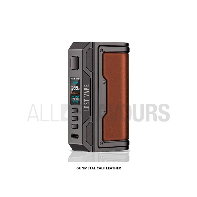 Mod vapeo thelema lost vape gunmetal calf leather