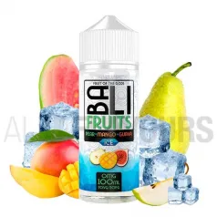 Líquido vapeo sin nicotina kings crest bali fruits, sabor a pera guava fresca 100 ml