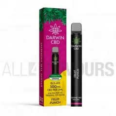 Vaper desechable CBD sabor frutas tropicales de la marca Darwin CBD