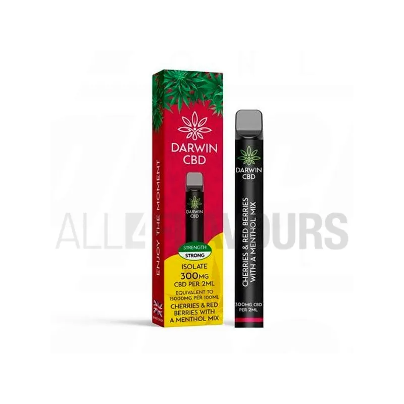 Vaper desechable CBD sabor a cerezas y frutos del bosque de Darwin CBD Vaper desechable CBD sabor a cerezas y frutos del bosque de Darwin CBD