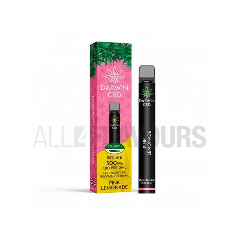 Vaper desechable CBD sabor a limonada con frambuesas de Darwin CBD Vaper desechable CBD sabor a limonada con frambuesas de Darwin CBD