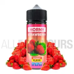 Líquido vaper strawberry  cola 100 ml sin nicotina horny flava con sabor a fresas