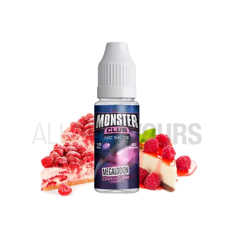 líquido sales de nicotina Megalodon Cheese Cake 10 ml 10/20 MG Monster sabor a tarta de fresa líquido sales de nicotina Megalodon Cheese Cake 10 ml 10/20 MG Monster sabor a tarta de fresa
