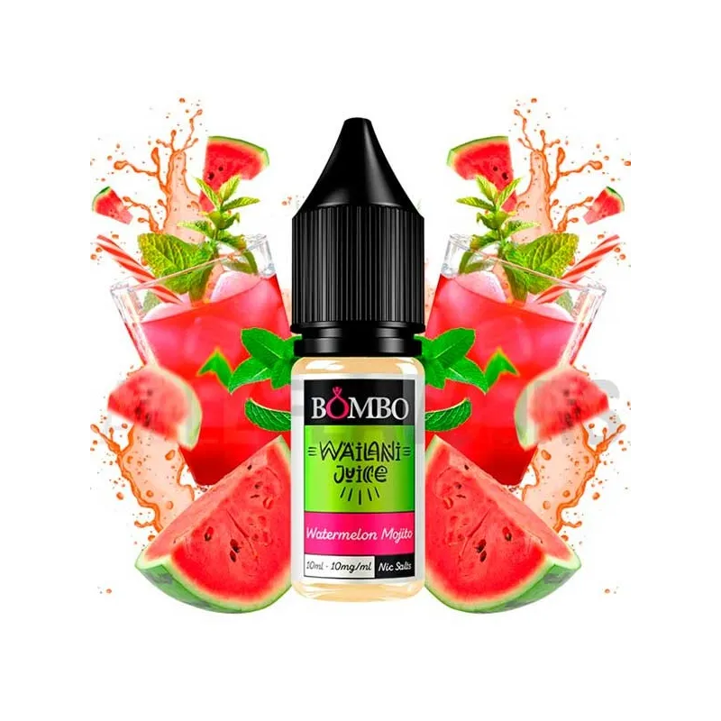 Líquido sales de nicotina watermelon mojito de bombo en diferentes concentraciones Líquido sales de nicotina watermelon mojito de bombo en diferentes concentraciones