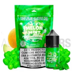 sales nicotina sabor a chicle de melón, Melon Mint 24 ml Oil4vap