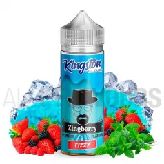 Líquido vapeo sin nicotina Zingberry Fizzy 100 ml Kingston Eliquid con sabor a frutos del bosque