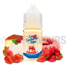 Flan de Fresas 30 ml La Lecheria Vape