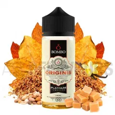 Líquido vaper sin nicotina Origins bombo sabor tabaco RY4 caramelo