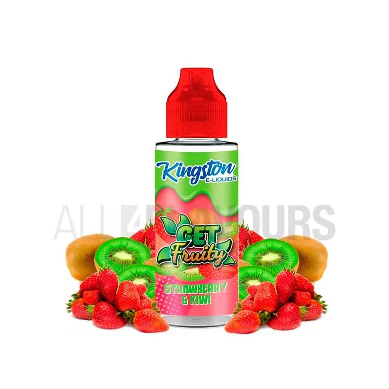 Delicioso líquido vapeo con sabor a fresas y kiwi Delicioso líquido vapeo con sabor a fresas y kiwi