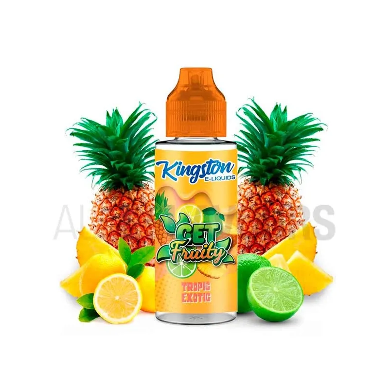 Liquido de vapeo deliciosa fusión de sabores tropicales con de lima y limón
