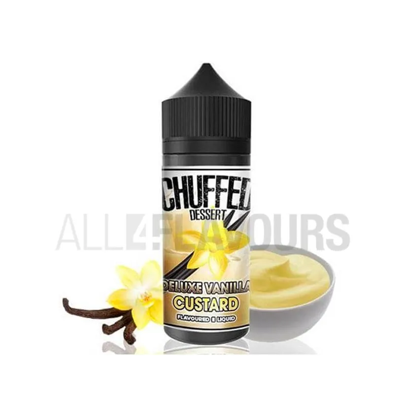 Delicioso líquido de vapeo con un sabor muy concentrado de natillas.