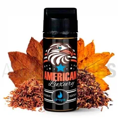 Líquido vapeo American Luxury de 100 ml. Un sabor tabaquil con notas de frutos secos