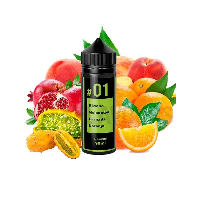 Líquido vapeo mezcla de Kiwano, melocotón, granada y naranja 90 ml Líquido vapeo mezcla de Kiwano, melocotón, granada y naranja 90 ml