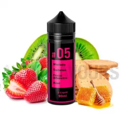 Líquido vapeo mezcla de galleta, kiwi fresas y miel 90 ml de TOB