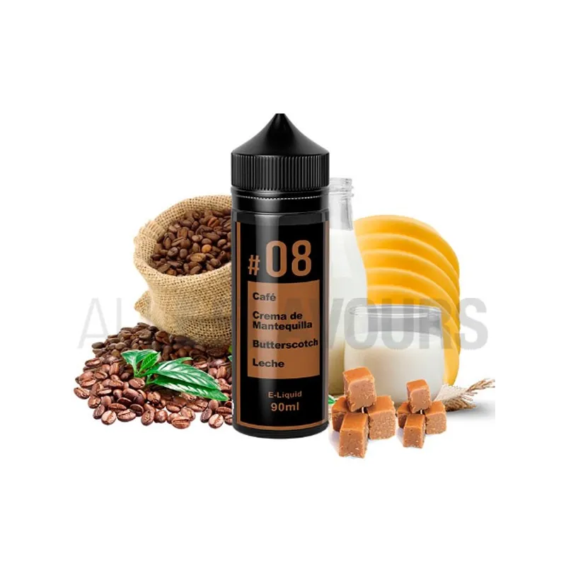 Líquido vapeo mezcla de café, caramelo, mantequilla y crema 90 ml de TOB Líquido vapeo mezcla de café, caramelo, mantequilla y crema 90 ml de TOB